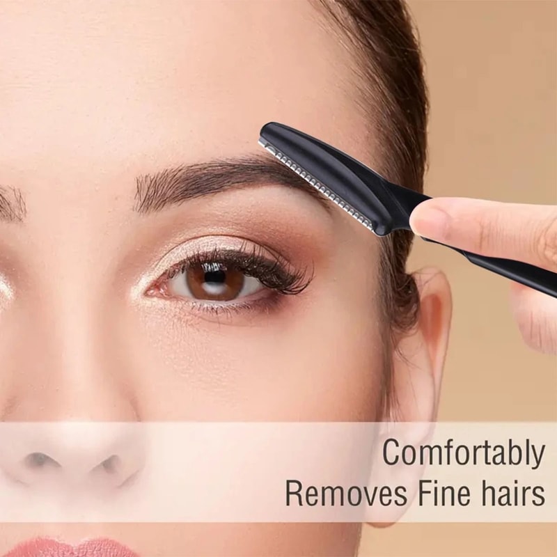 Eyebrow Razor Set With Storage Case Facial Hair Trimmer 30 Pieces 3