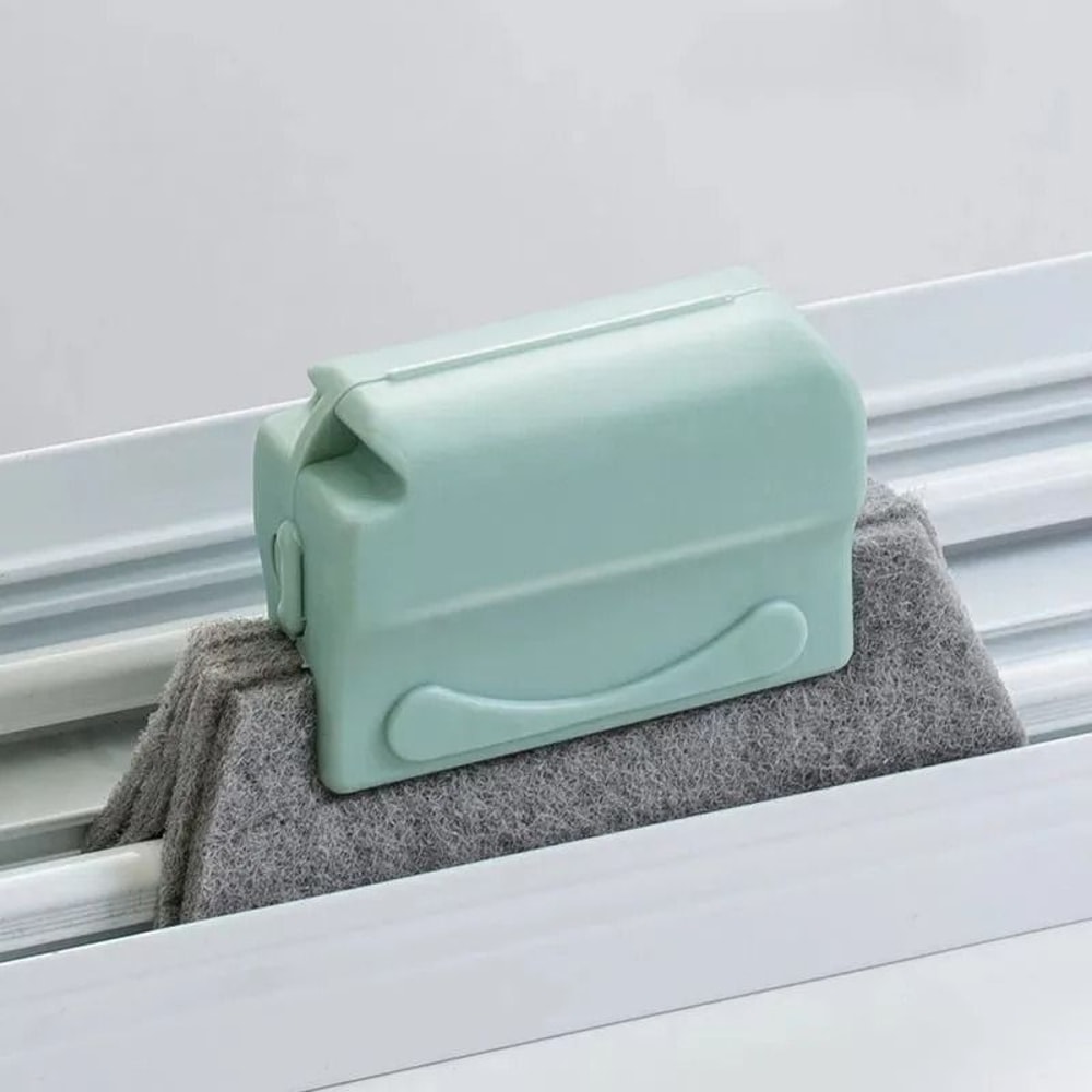 Window Groove Cleaning Brush Cloth Slot Cleaner Tool 2