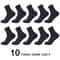 Mens Bamboo Fiber Compression Dress Socks 10 Pair Set 5