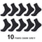 Mens Bamboo Fiber Compression Dress Socks 10 Pair Set 5