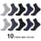 Mens Bamboo Fiber Compression Dress Socks 10 Pair Set 6