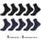 Mens Bamboo Fiber Compression Dress Socks 10 Pair Set 2