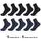 Mens Bamboo Fiber Compression Dress Socks 10 Pair Set 2