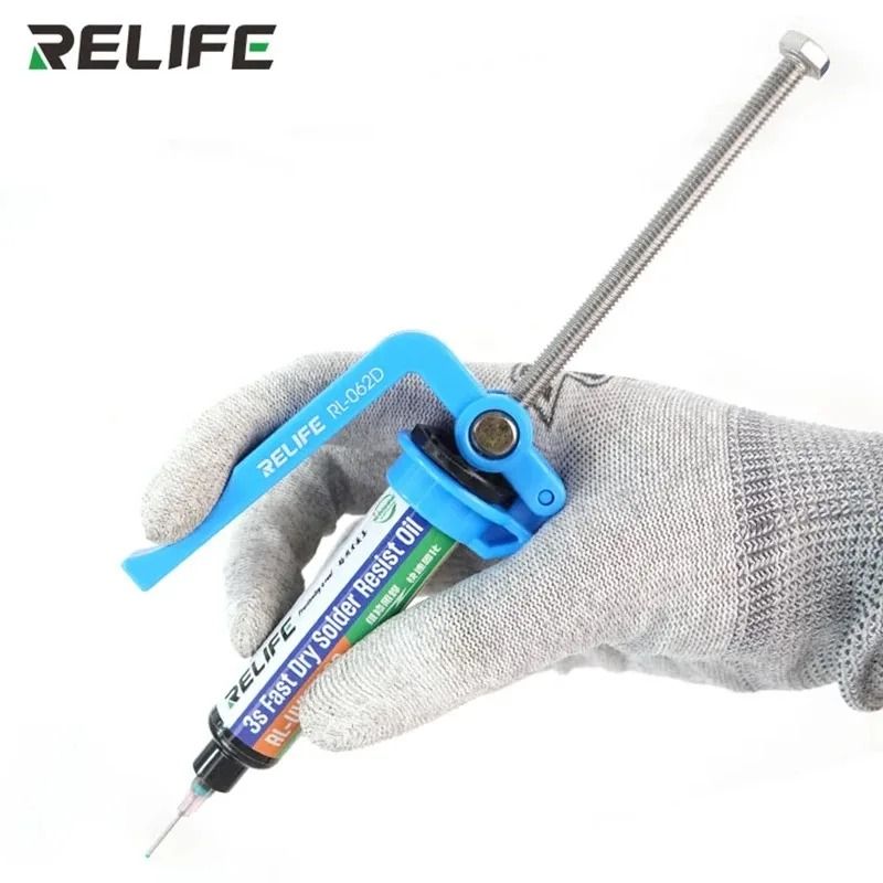 RELIFE RL 062D Solder Paste Dispenser Labor Saving Syringe Tool 3