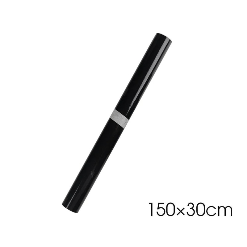 Gloss Black Car Vinyl Wrap Film Self Adhesive Auto Body Sticker 150x50cm 3