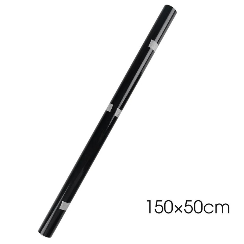 Gloss Black Car Vinyl Wrap Film Self Adhesive Auto Body Sticker 150x50cm 5