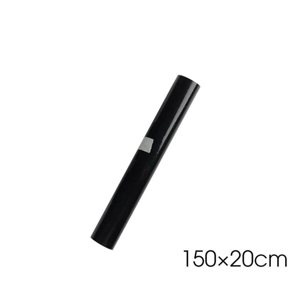 Gloss Black Car Vinyl Wrap Film Self Adhesive Auto Body Sticker 150x50cm 2