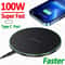 100W Fast Wireless Charger Pad Universal Qi Charging Station 0
