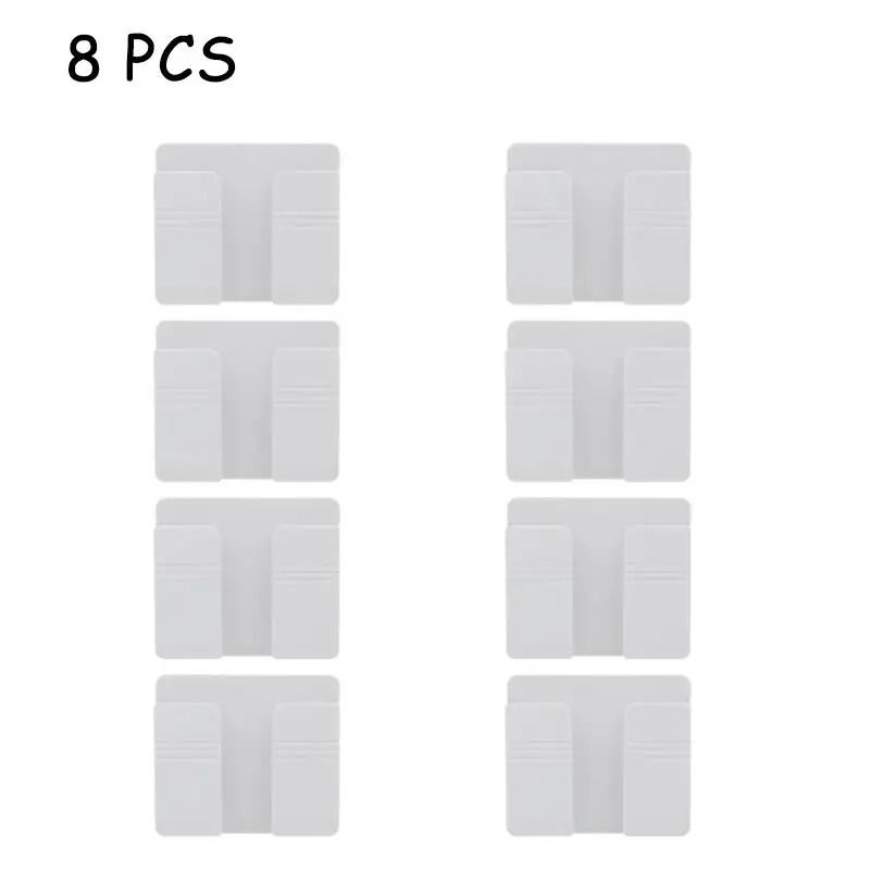 Wall Mounted Storage Box Organizer Punch Free Remote Control And Phone Charging Holder 4