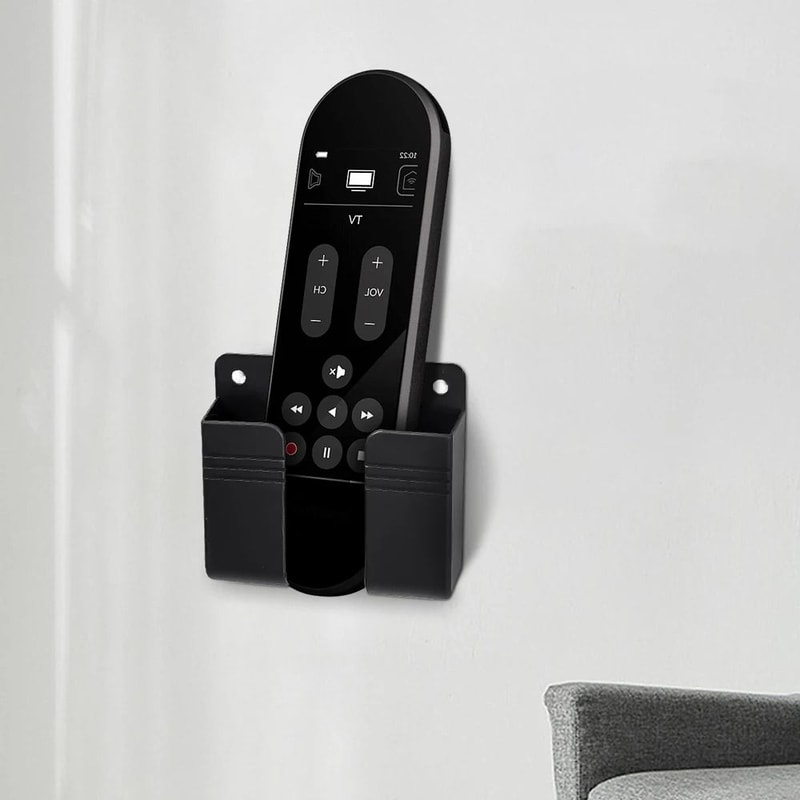 Wall Mounted Storage Box Organizer Punch Free Remote Control And Phone Charging Holder 12