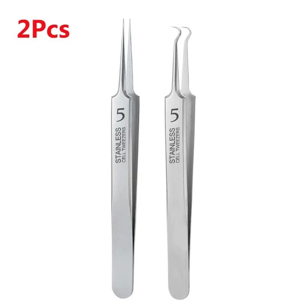 Ultra Fine Blackhead Removal Tool Acne Extractor Needle With Precision Tweezers 6