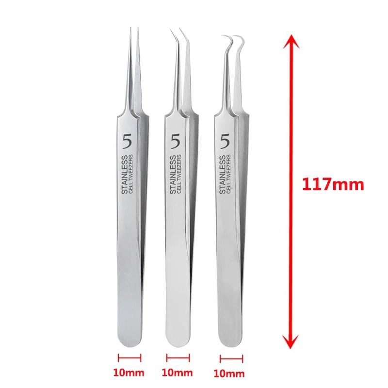 Ultra Fine Blackhead Removal Tool Acne Extractor Needle With Precision Tweezers 12