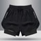 Mens Quick Dry Swim Trunks Two Layer Athletic Beach Shorts 4