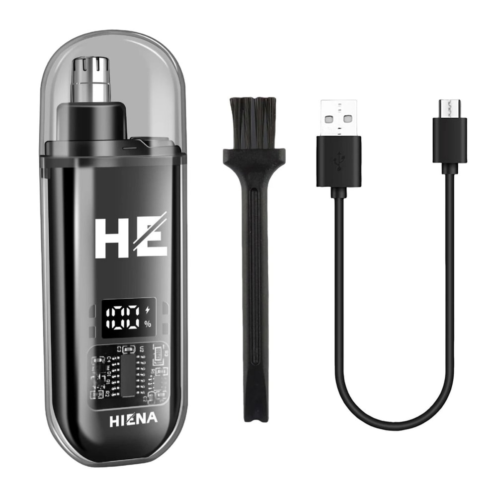 HIENA Electric Nose Hair Trimmer Rechargeable Mini Nose And Ear Grooming Tool 3