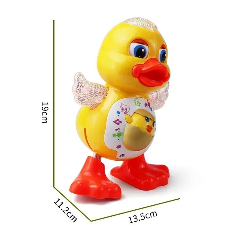 Electric Dancing Duck Toy Musical Light Up Educational Animal 2