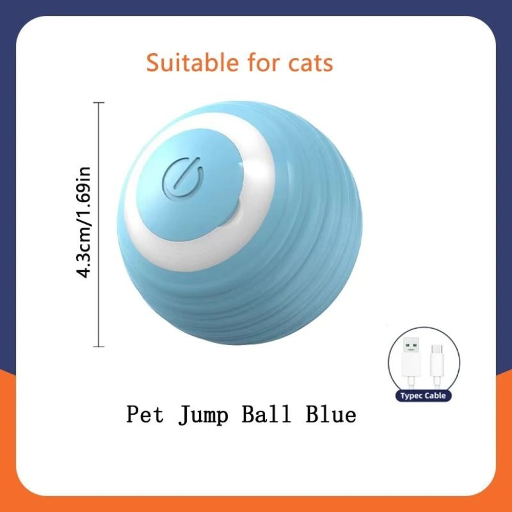 Smart Interactive Dog Toy Ball Automatic Moving Electronic Pet Toy 1