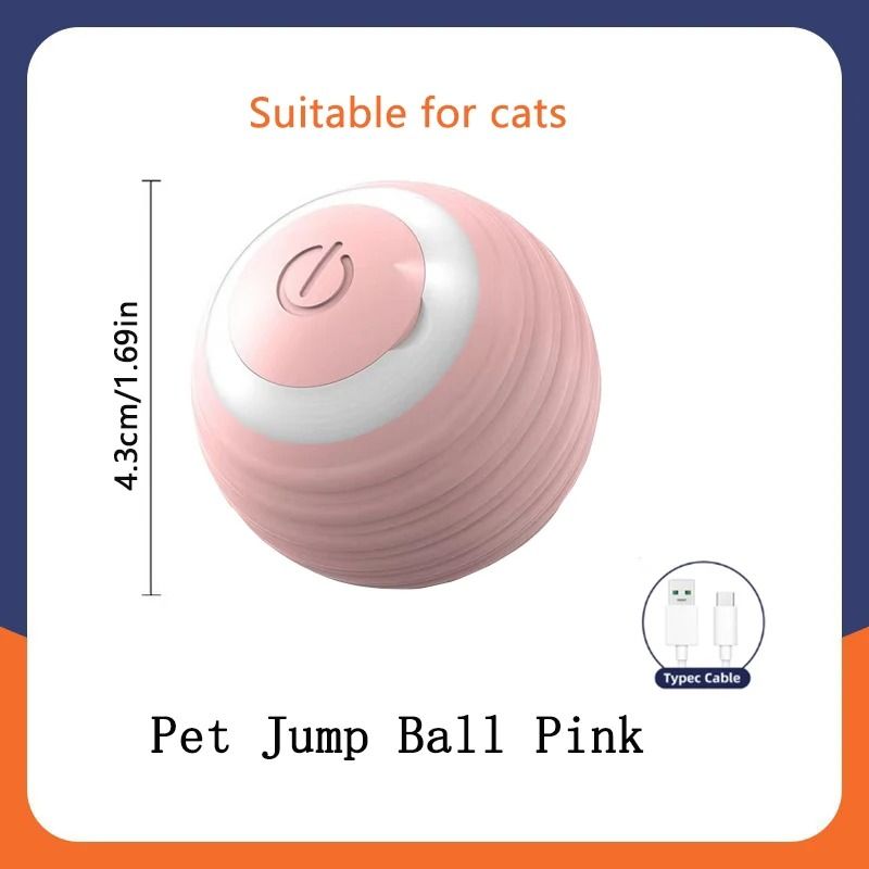 Smart Interactive Dog Toy Ball Automatic Moving Electronic Pet Toy 2
