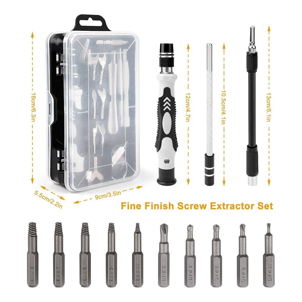 Precision Screwdriver Set Magnetic Multi Bit Repair Tool Kit For Electronics 9