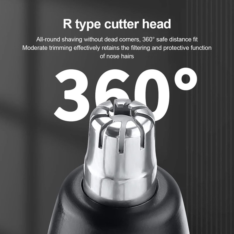 Electric Nose Hair Trimmer High Speed Facial Hair Remover For Men And Women 7