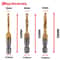 Titanium Coated Metric Tap Drill Bit Set Hex Shank Thread Tapping Tool 9