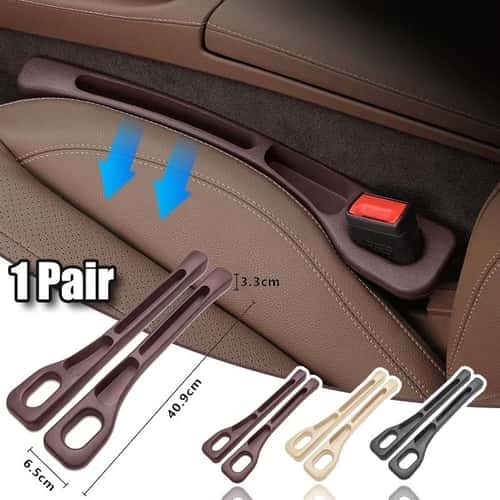 Car Seat Gap Filler Organizer Waterproof Seat Gap Stopper Storage Set