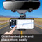 SEAMETAL Rearview Mirror Phone Holder Adjustable Car Phone Mount For Hands Free Driving 3