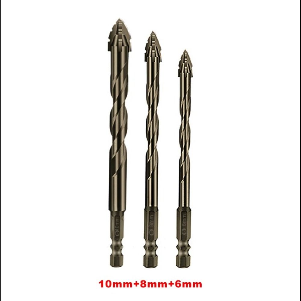Four Edge Dry Drill Bit For Ceramic Tile Marble And Concrete Precision Cutting Tool 3