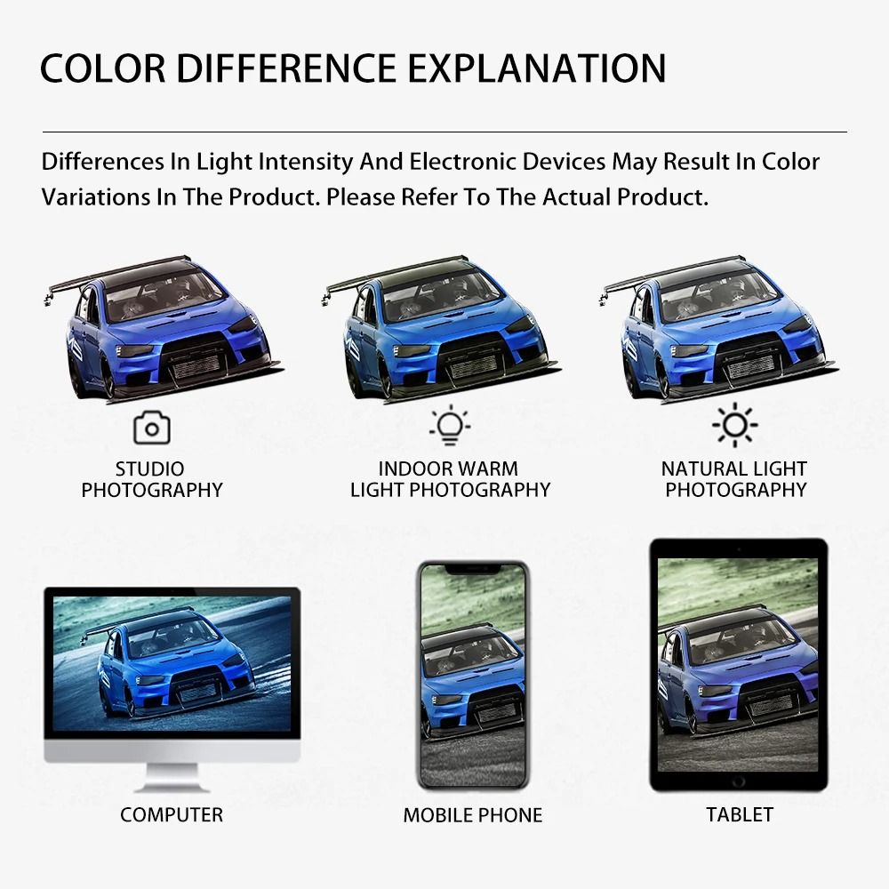 3D Carbon Fiber Vinyl Wrap Black Car And Motorcycle Body Styling Film 0