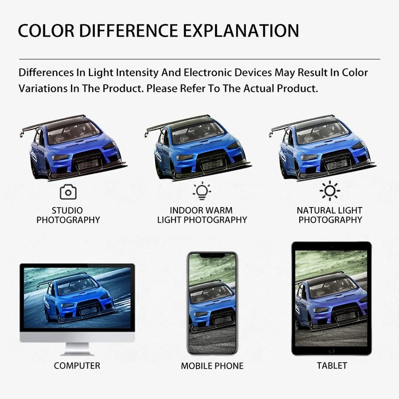 3D Carbon Fiber Vinyl Wrap Black Car And Motorcycle Body Styling Film 0