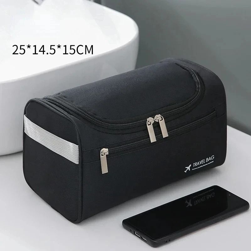 Leather Hanging Toiletry Bag Travel Dopp Kit For Men And Women 2