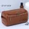 Leather Hanging Toiletry Bag Travel Dopp Kit For Men And Women 3