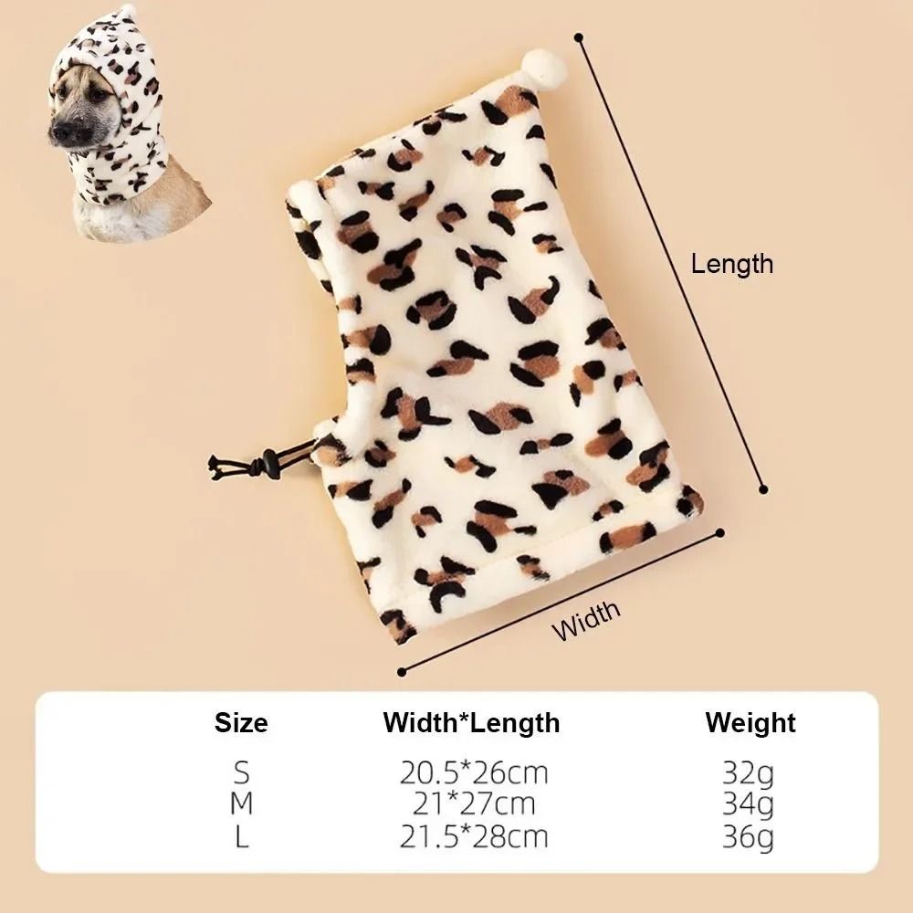 Dog Grooming Earmuffs Soft Noise Reducing Pet Ear Cover Hat 12