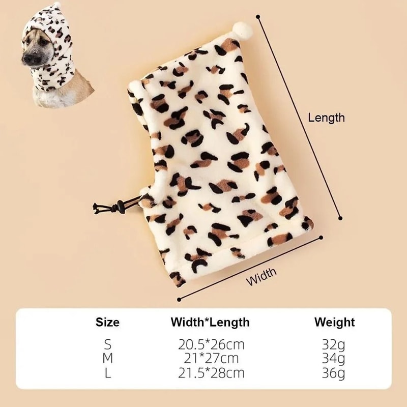 Dog Grooming Earmuffs Soft Noise Reducing Pet Ear Cover Hat 13