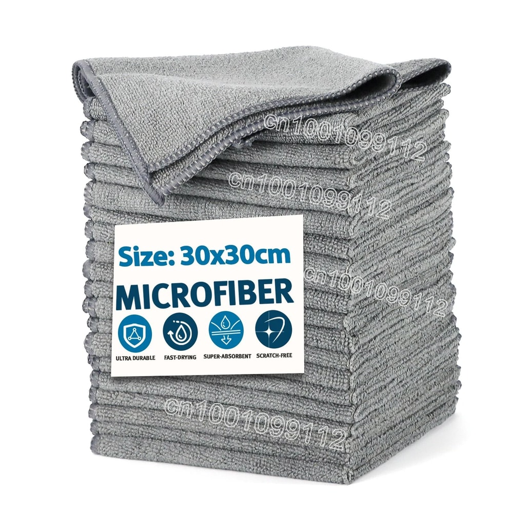 Microfiber Cleaning Cloth Absorbent Towel Set For Home And Car Cleaning 3