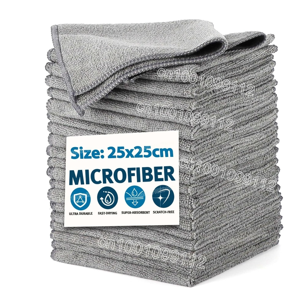 Microfiber Cleaning Cloth Absorbent Towel Set For Home And Car Cleaning 1