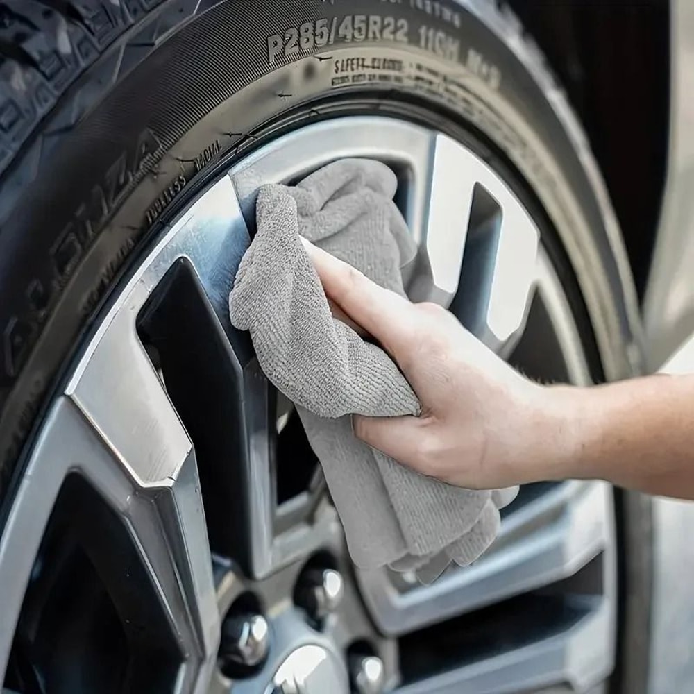 Microfiber Cleaning Cloth Absorbent Towel Set For Home And Car Cleaning 7