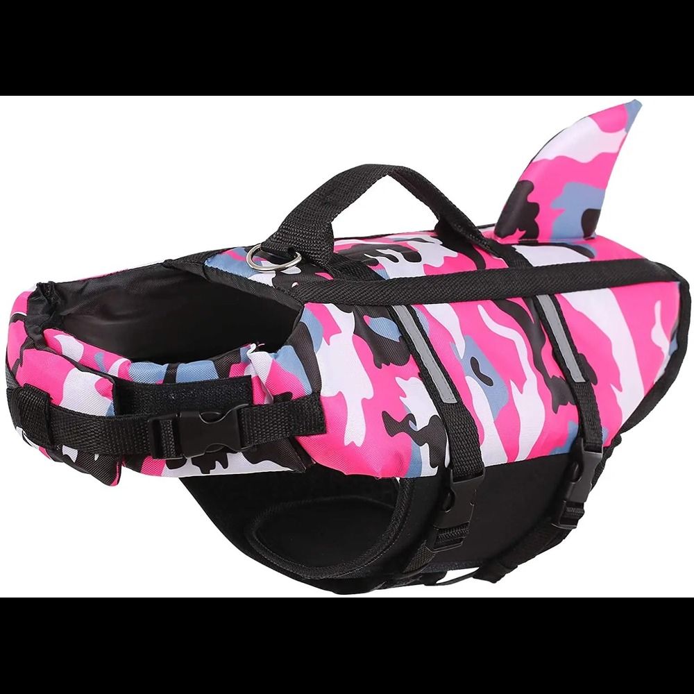 Dog Life Jacket Swim Vest Adjustable Pet Swimming Safety Vest 2