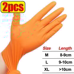 heavy duty nitrile gloves 8 mil extra thick disposable work gloves