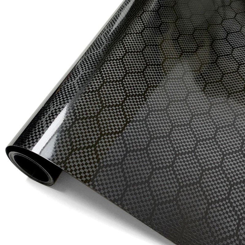 Carbon Fiber Vinyl Wrap Sticker Self Adhesive Waterproof Car Protection Film 13