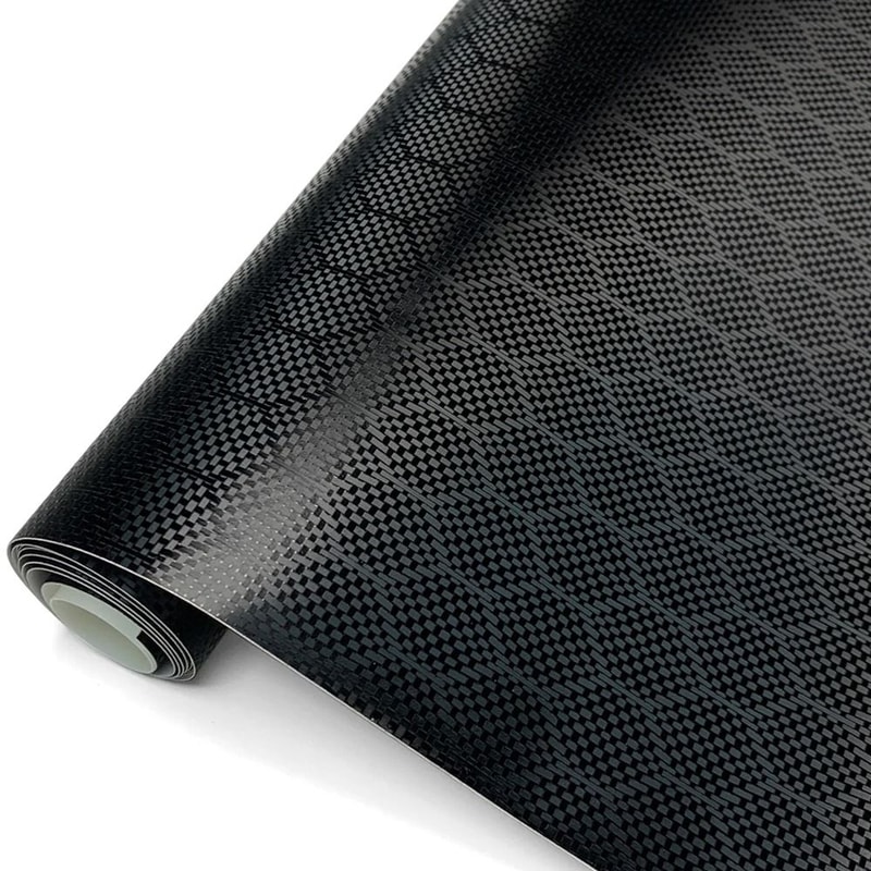 Carbon Fiber Vinyl Wrap Sticker Self Adhesive Waterproof Car Protection Film 18