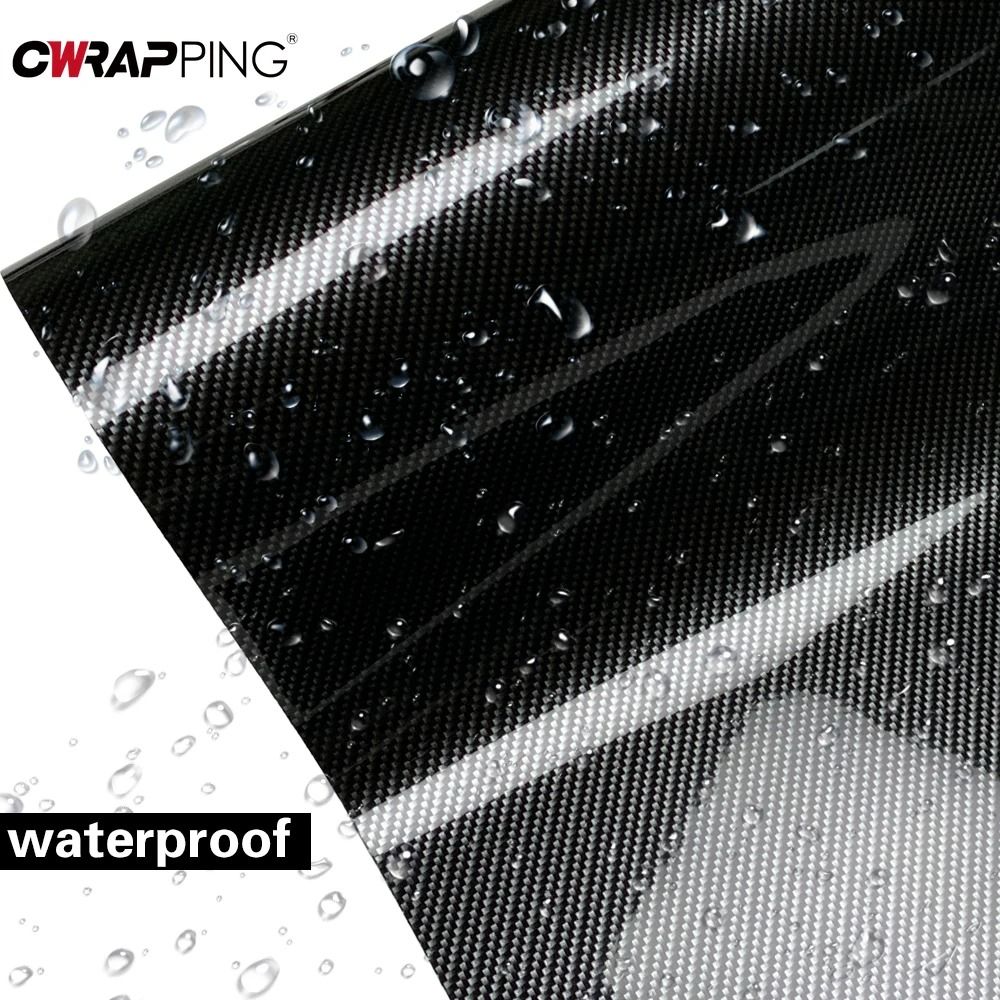 Carbon Fiber Vinyl Wrap Sticker Self Adhesive Waterproof Car Protection Film 21