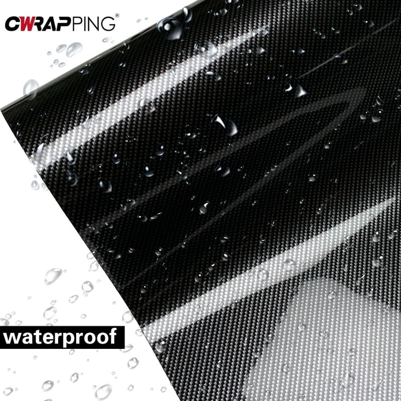 Carbon Fiber Vinyl Wrap Sticker Self Adhesive Waterproof Car Protection Film 21