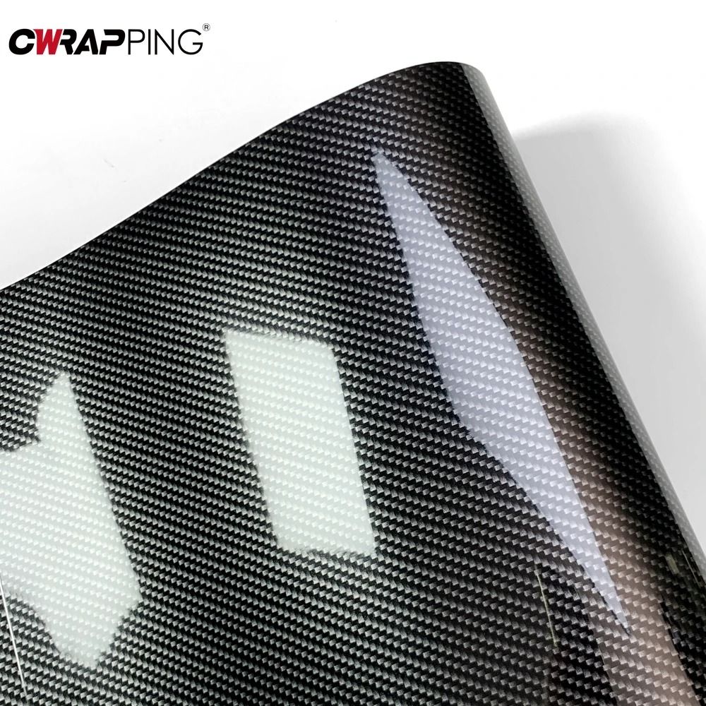 Carbon Fiber Vinyl Wrap Sticker Self Adhesive Waterproof Car Protection Film 23