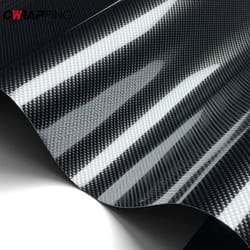 carbon fiber vinyl wrap sticker self adhesive waterproof car protection film