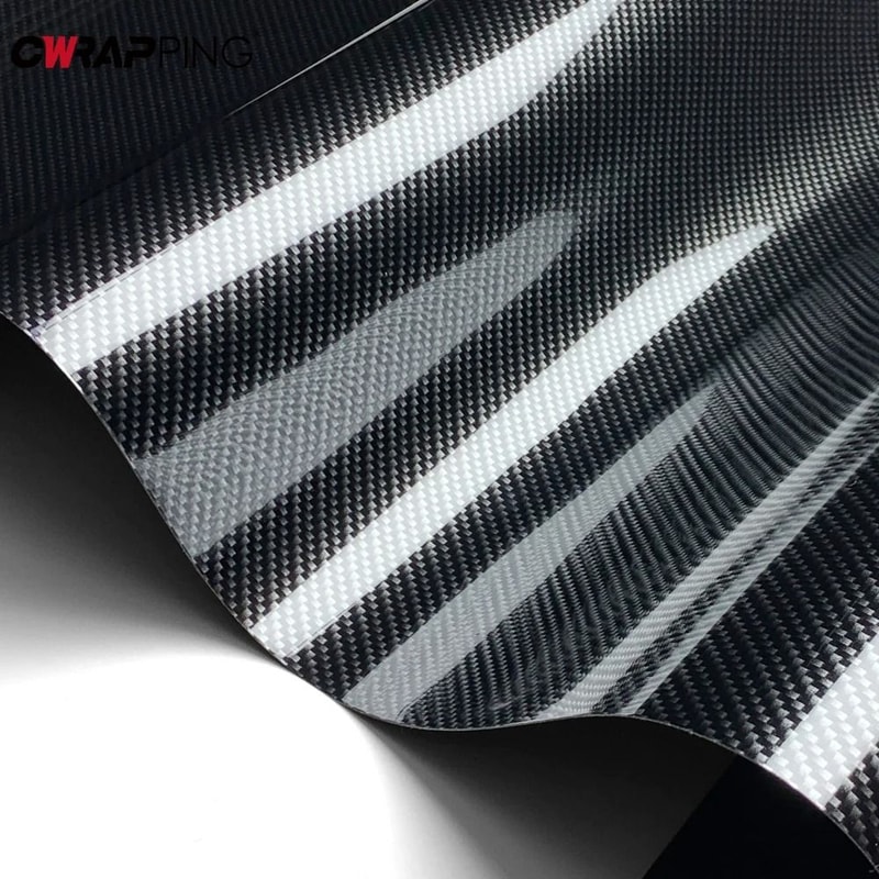 Carbon Fiber Vinyl Wrap Sticker Self Adhesive Waterproof Car Protection Film 0
