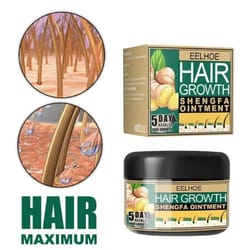 ginger hair growth cream scalp massage treatment for thicker smoother hair
