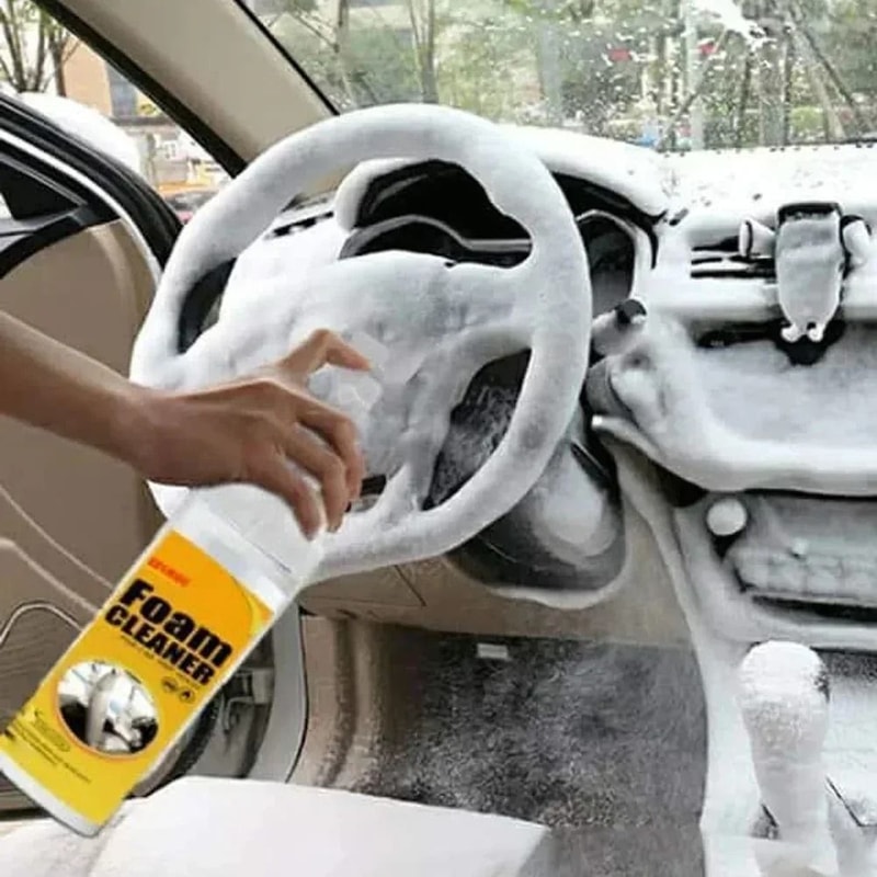 Multi Purpose Foam Cleaner Spray For Car Interior And Home Surfaces 0