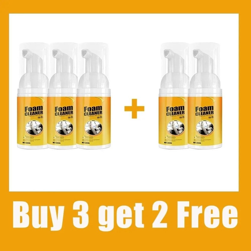 Multi Purpose Foam Cleaner Spray For Car Interior And Home Surfaces 3