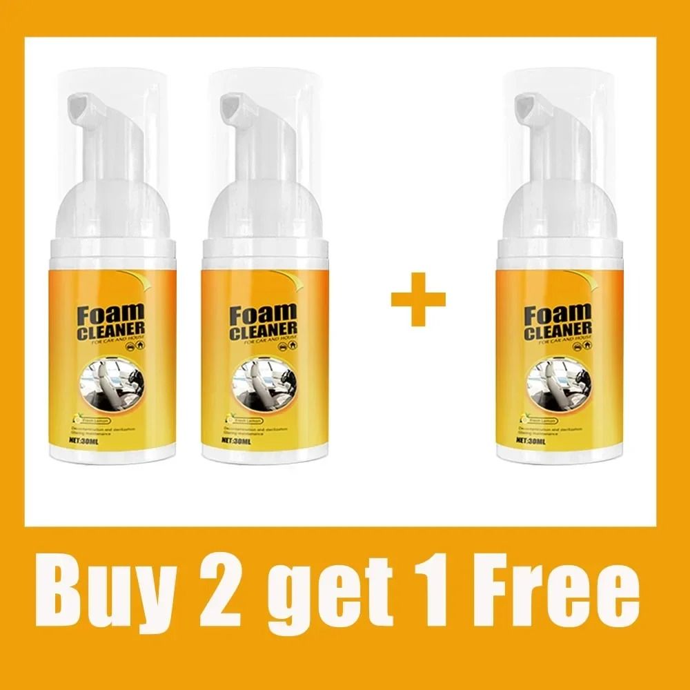 Multi Purpose Foam Cleaner Spray For Car Interior And Home Surfaces 2