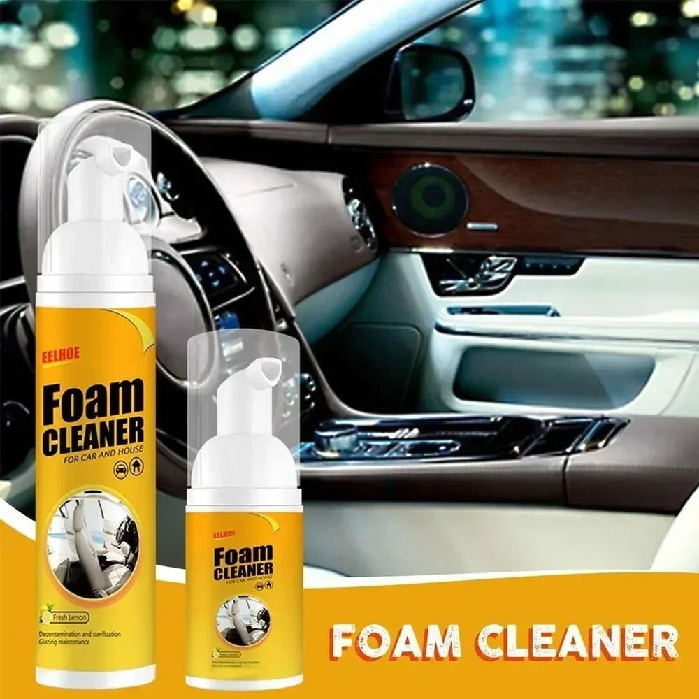 Multi Purpose Foam Cleaner Spray For Car Interior And Home Surfaces 7